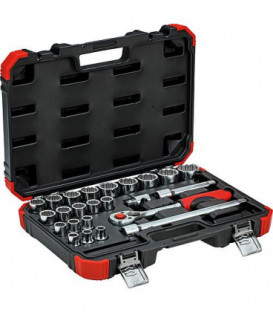 Set a douilles GEDORE red 24 pieces 1/2"