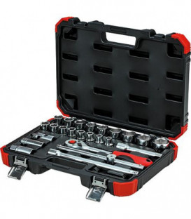 Set a douilles GEDORE red 24 pieces 1/2"