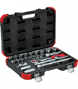 Set a douilles GEDORE red 24 pieces 1/2"