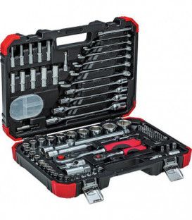 Set a douilles GEDORE red 92 pieces 1/4" et 1/2"