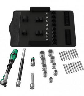 Kit cles a douille Wera 3/8" 29 pieces, type 8100 SB6