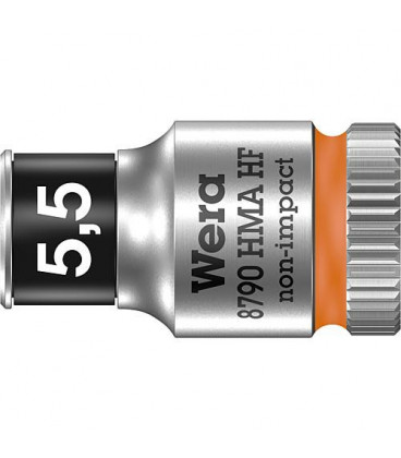 Cle a cliquet WERA 8790 HMA HF ouverture de cle 5,5mm traction 6,3mm (1/4")