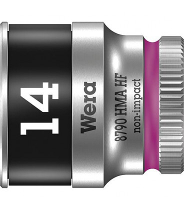 Cle a cliquet WERA 8790 HMA HF ouverture de cle 14,0mm traction 6,3mm (1/4")