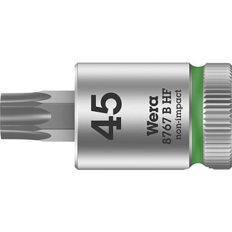 Cle a cliquet WERA 8767 B HF Torx T45 Longueur 35,0mm traction 9,52mm (3/8")