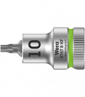 Cle a cliquet WERA 8767 B HF Torx T10 Longueur 35,0mm traction 9,52mm (3/8")