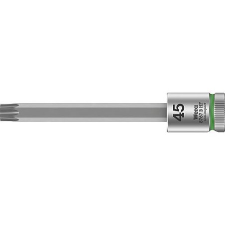 Cle a cliquet WERA 8767 B HF Torx T45 Longueur 107,0mm traction 9,52mm (3/8")