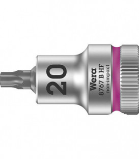 Cle a cliquet WERA 8767 B HF Torx T20 Longueur 35,0mm traction 9,52mm (3/8")