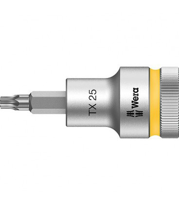 Cle a cliquet WERA 8767 C HF Torx T25 Longueur 60,0mm traction 12,7mm (1/2")