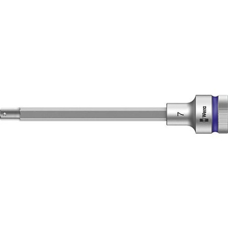 Cle a cliquet WERA 8740 C HF six pans femelle 7mm L : 140,0mm traction 12,7mm (1/2")