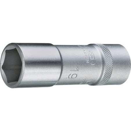 Douille GEDORE 1/2" 6-pans, metrique, SW 18,0mm longueur 82mm