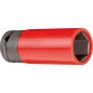 Douille GEDORE red 1/2", 85mm long, 17 mm avec cosse