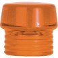 Embout percusion, orange transparent pour Safety massette plastique Type 831-8, diam. 60 MM