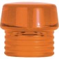 Embout percusion, orange transparent pour Safety massette plastique Type 831-8, diam. 50 MM