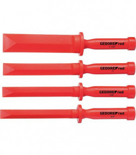 Set de burins GEDORE red 4 pieces, longueur 275mm