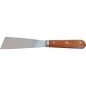 Spatule peintre 25 mm, Haromac passage, lame conique, INOX, Bois de rose