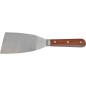 Spatule peintre 25 mm, Haromac passage, lame conique, INOX, Bois de rose