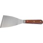 Spatule peintre 25 mm, Haromac passage, lame conique, INOX, Bois de rose