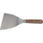 Spatule peintre 25 mm, Haromac passage, lame conique, INOX, Bois de rose