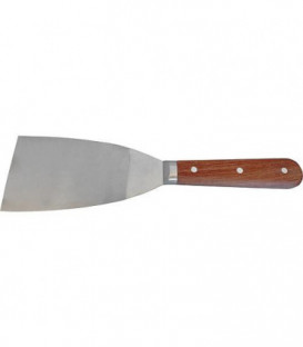 Spatule de peintre 100 mm, Haromac passage, lame conique, INOX Bois de rose