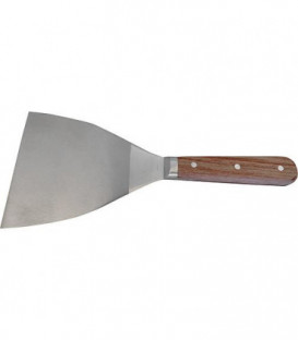 Spatule de peintre 100 mm, Haromac passage, lame conique, INOX Bois de rose