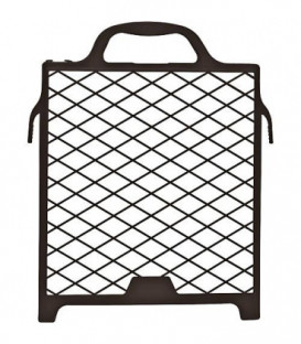 Grille egouttoir 22 x 25 cm plastique noir