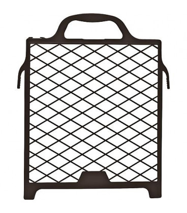 Grille egouttoir 22 x 25 cm plastique noir