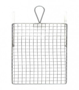 Grille egouttoir avec oeillet 26 x 30 cm acier zingue