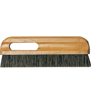 Brosse de tapissier 300 x 22 mm, souple gris chine poils volcanises