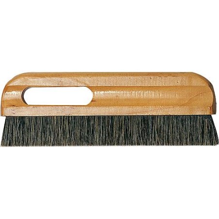 Brosse de tapissier 300 x 22 mm, souple gris chine poils volcanises