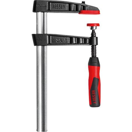 Bessey serre-joint en fonte malleable 250x120mm Type TG25-2K avec manche plastique 2 composants