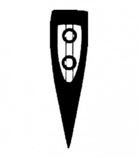 Marteau de couvreur avec manche en hickory L  : 850 mm. P :  3,0Kg. Coupe L : 70mm