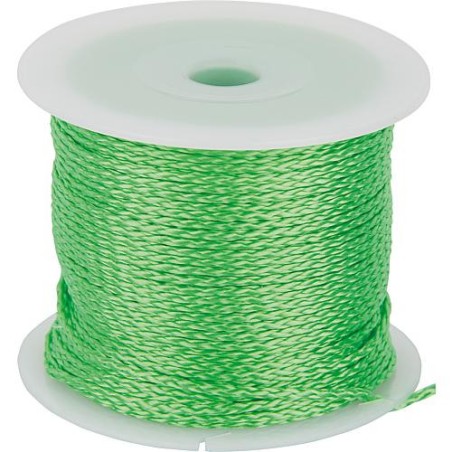 corde de macon vert, 2mmx100m fluorescent