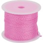 corde de macon rose 2mmx100m fluorescent