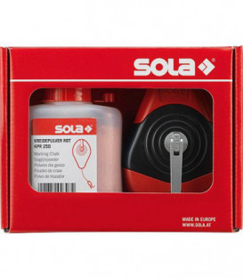 set de metre ruban Sola CLP 30, avec craie rouge