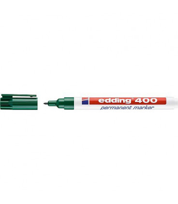 Marqueur Permanentmarker 400 vert largeur de trait 1 mm pointe ronde