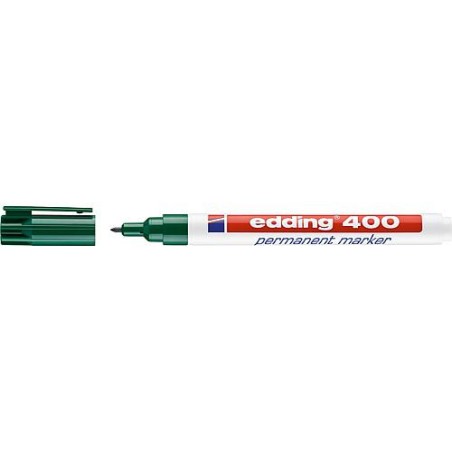 Marqueur Permanentmarker 400 vert largeur de trait 1 mm pointe ronde