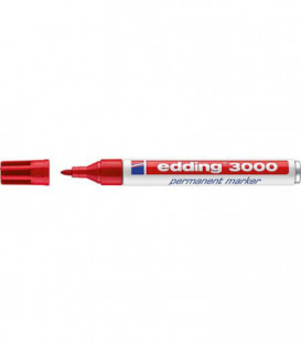 Marqueur Permanentmarker 3000 rouge largeur de trait 1,5 - 3 mm pointe ronde
