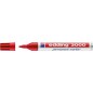 Marqueur Permanentmarker 3000 rouge largeur de trait 1,5 - 3 mm pointe ronde