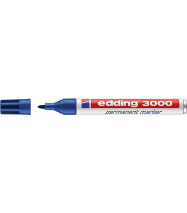 Marqueur Permanentmarker 3000 bleu largeur de trait 1,5 - 3 mm pointe ronde