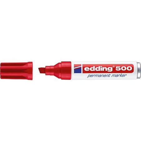 Marqueur Permanentmarker 500 rouge largeur de trait 2 - 7 mm pointe grisote