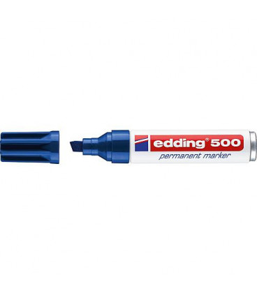 Marqueur Permanentmarker 500 bleu largeur de trait 2 - 7 mm pointe grisote