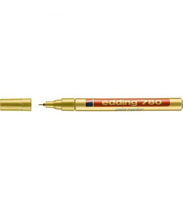 Marqueur Lackmarker 780 or largeur de trait 0,8 mm pointe en plastique