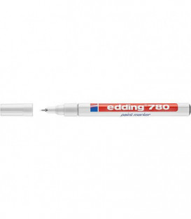 Marqueur Lackmarker 780 blanc largeur de trait 0,8 mm pointe en plastique