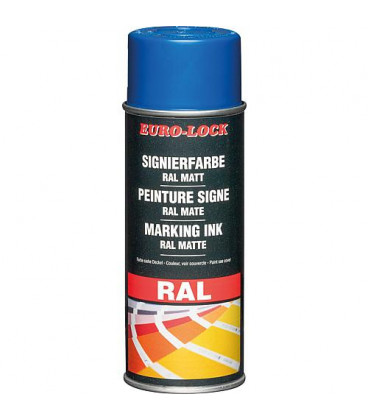 Spray couleur RAL 5010 bleu gentiane mat, 400 ml