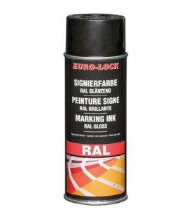 Spray couleur RAL 9005 noir profond brillant, 400 ml