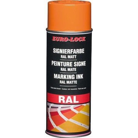 Spray couleur RAL 2009 orange mat, 400 ml