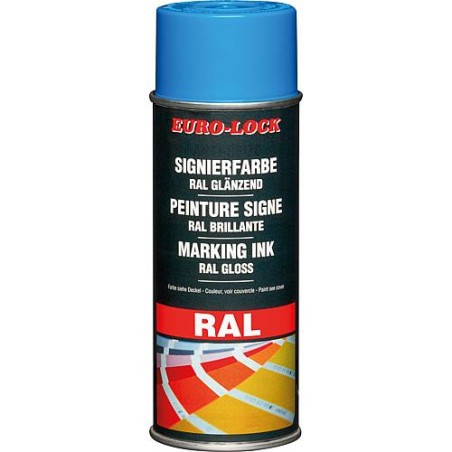 Spray couleur RAL 5015 bleu ciel brillant, 400 ml