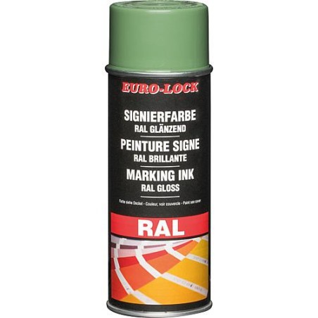 Spray couleur RAL 6011 vert réséda brillant, 400 ml