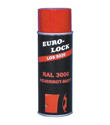 Spray couleur RAL 3000 rouge feu brillant, 400 ml