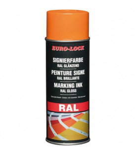 Spray couleur RAL 3000 rouge feu brillant, 400 ml